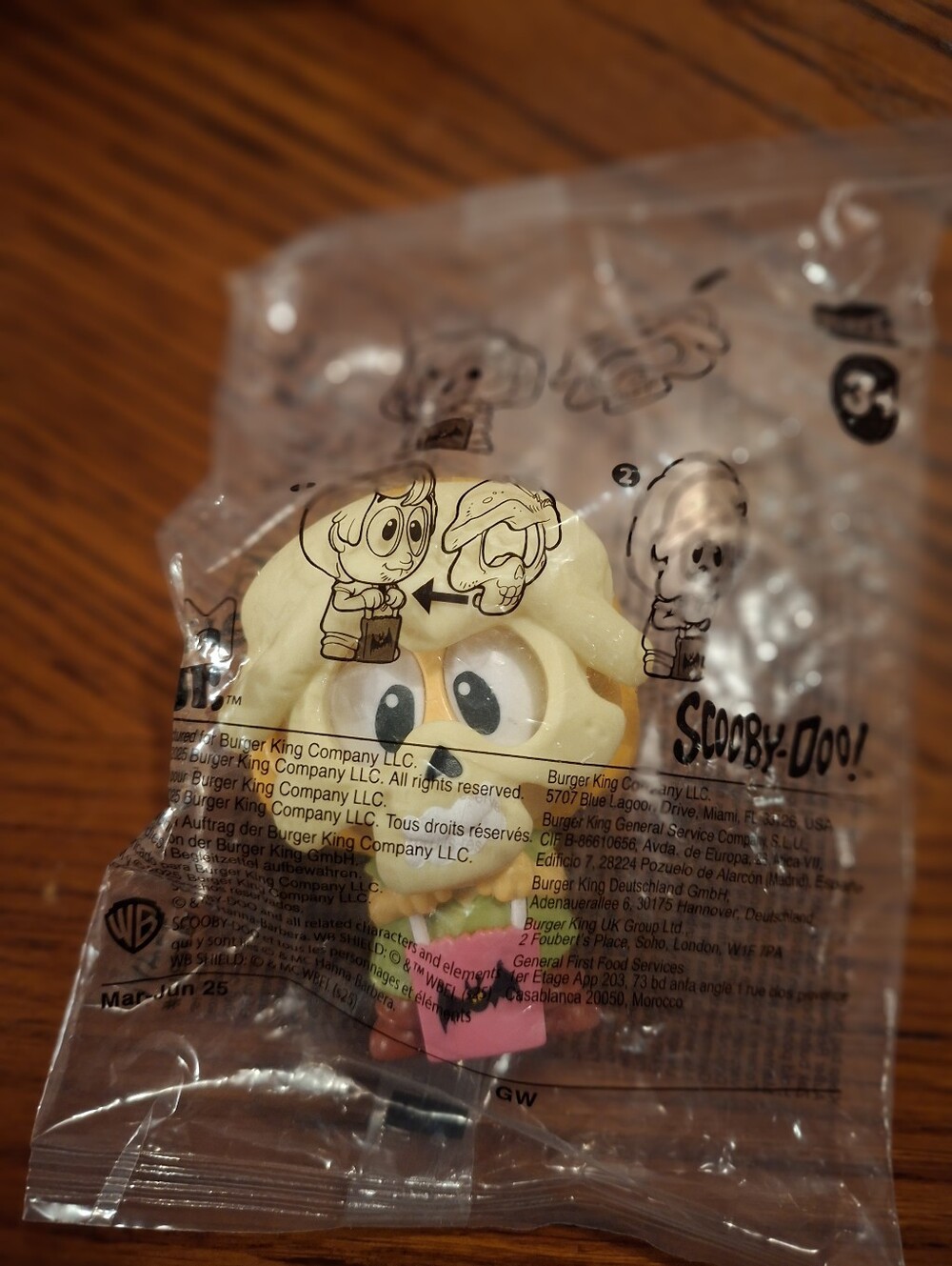 Scooby Doo Fred 2025 Burger King Kids Meal Toy Sealed In Bag